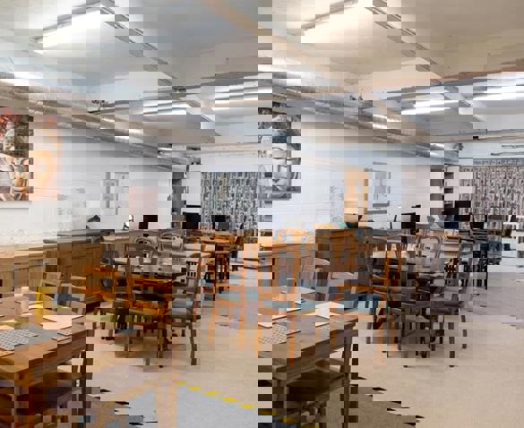 Tables and chair
